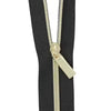 Faux Metal Zippers By The Yard