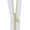 Faux Metal Zippers By The Yard
