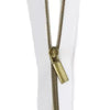 Faux Metal Zippers By The Yard
