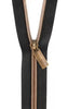 Faux Metal Zippers By The Yard