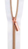 Faux Metal Zippers By The Yard